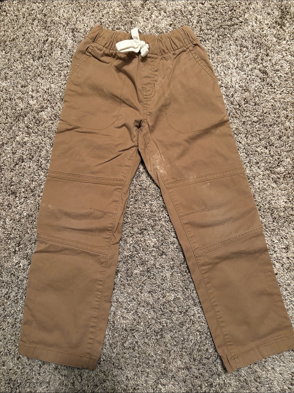 Cat & Jack Boys' Tan Drawstring Pants